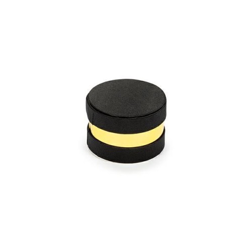 SCATOLINA TONDA TESSUTO 6X4H NERO